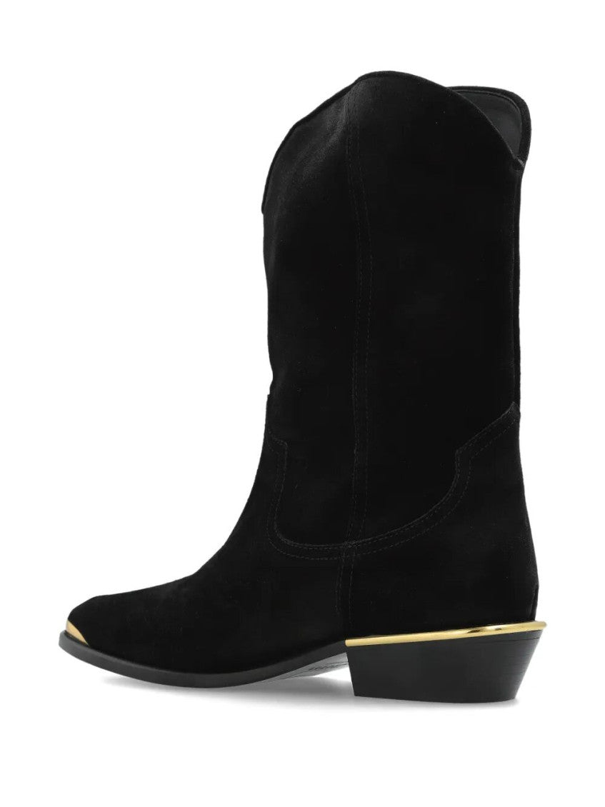 Black Suede Boots 4