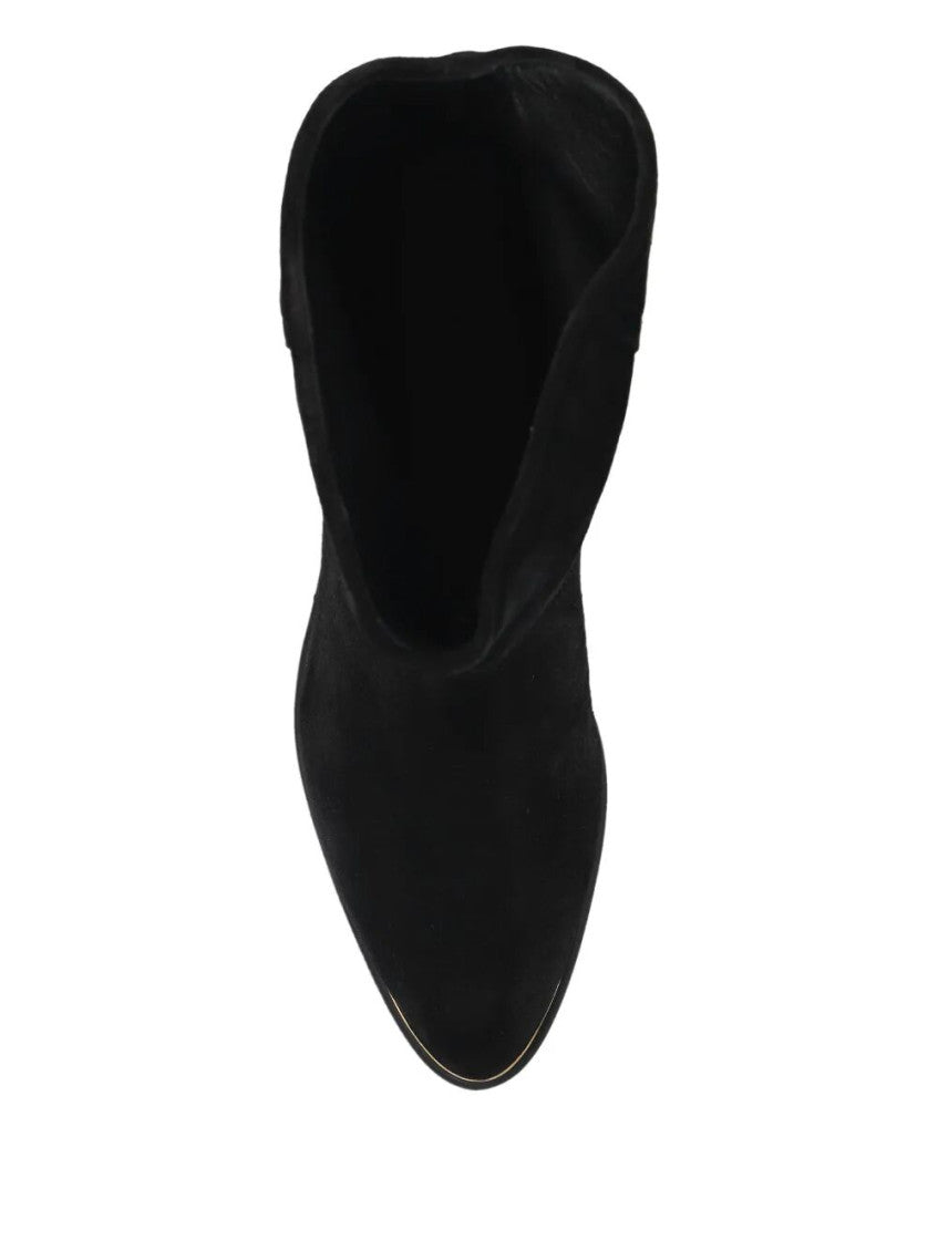 Black Suede Boots 5