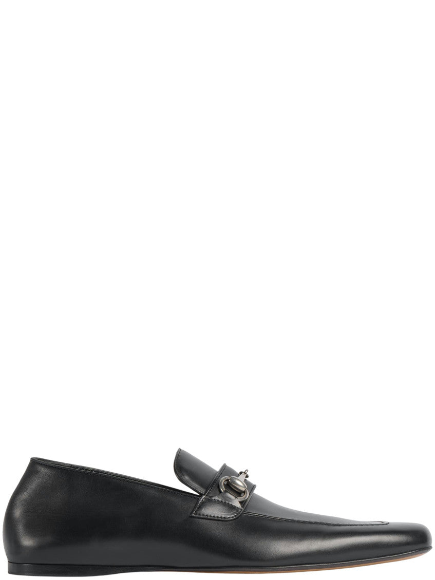 Black Slip On Loafers 1