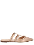 Pink Studded Mules 1