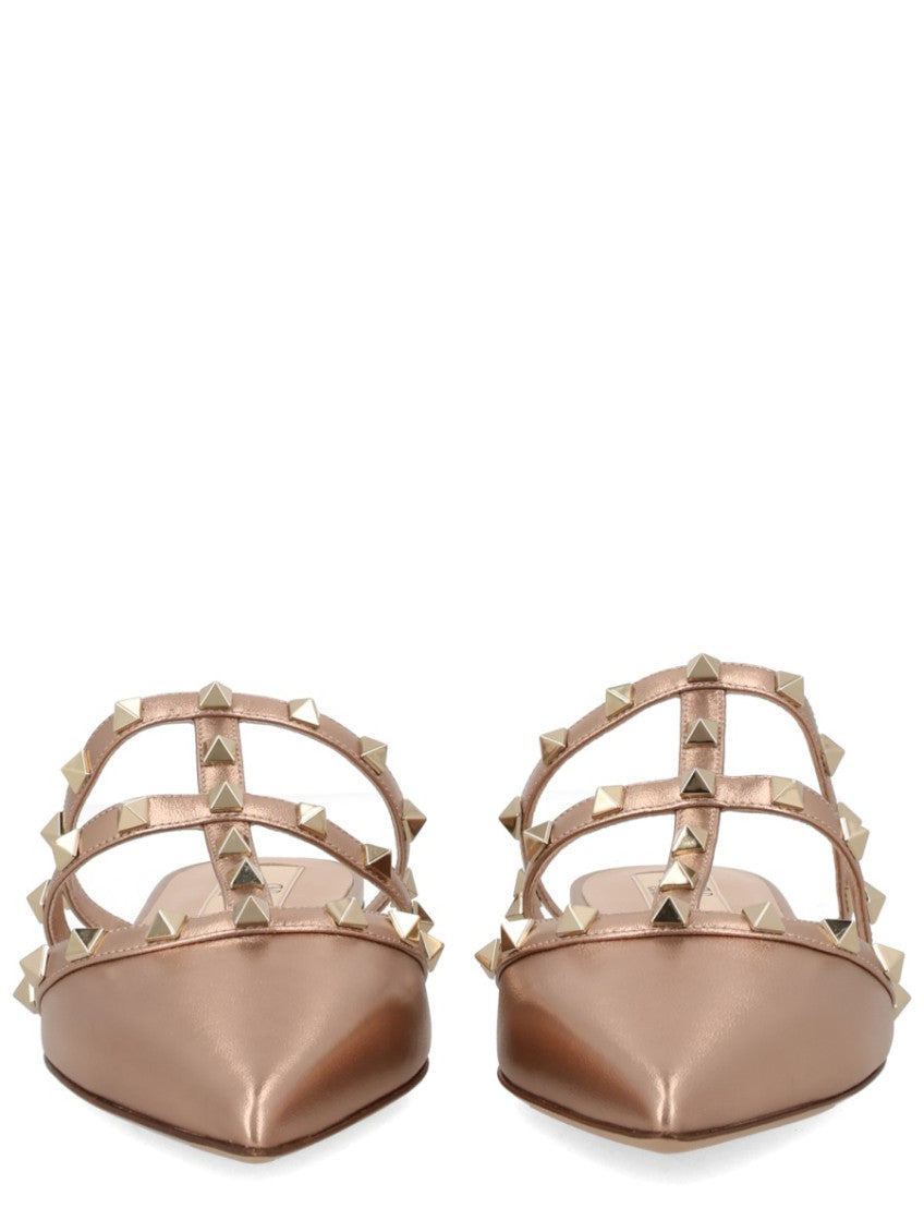 Pink Studded Mules 3