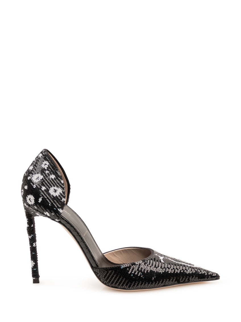 Black Embellished Pumps 1