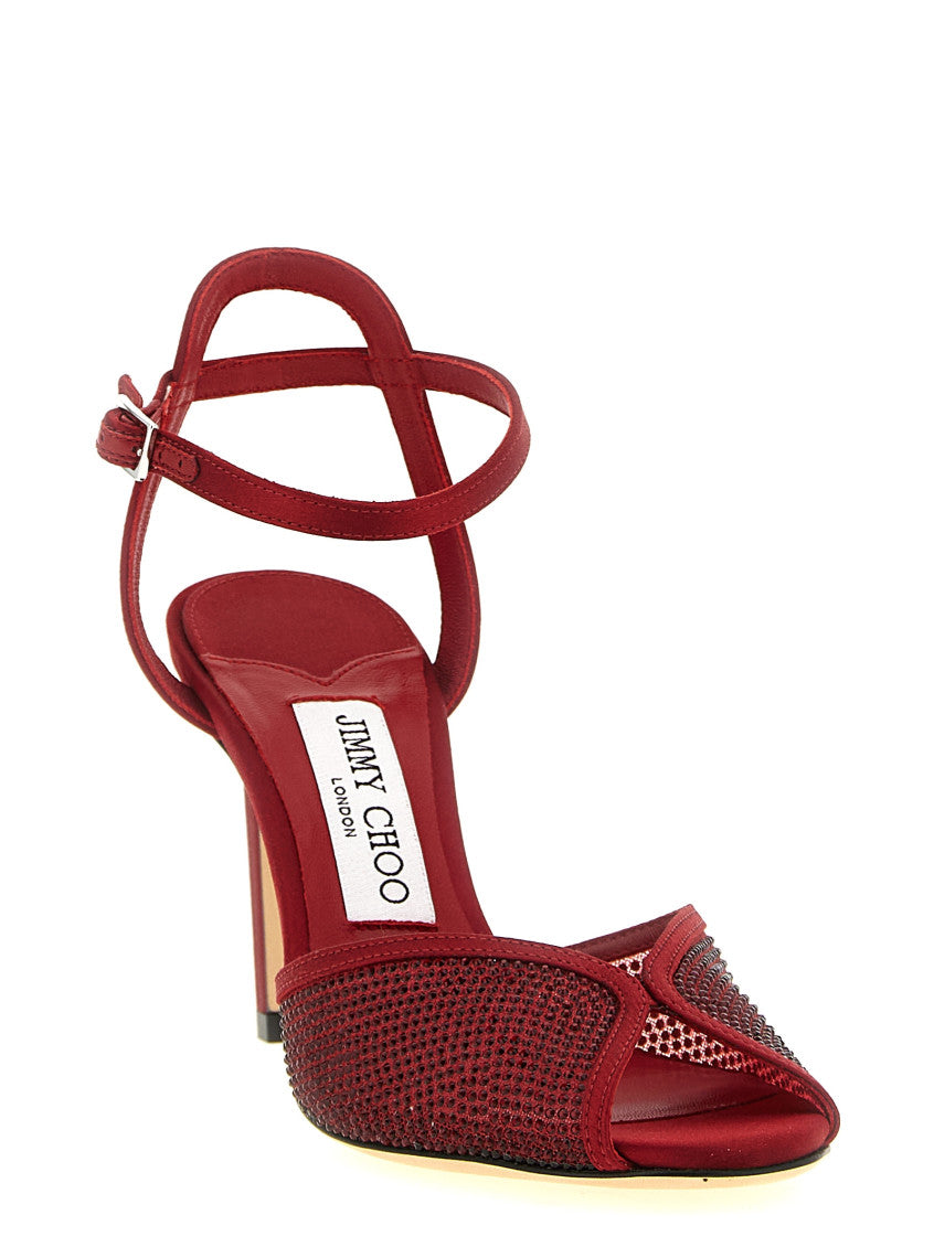 Red Ankle Strap Pumps 2