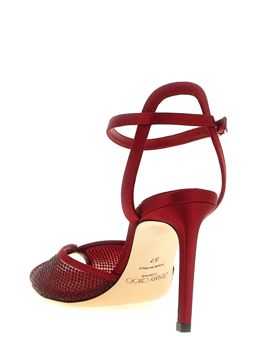 Red Ankle Strap Pumps 3