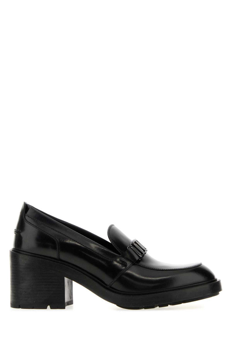 Black Slip On Loafers 1