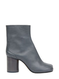 Grey Leather Boots 1