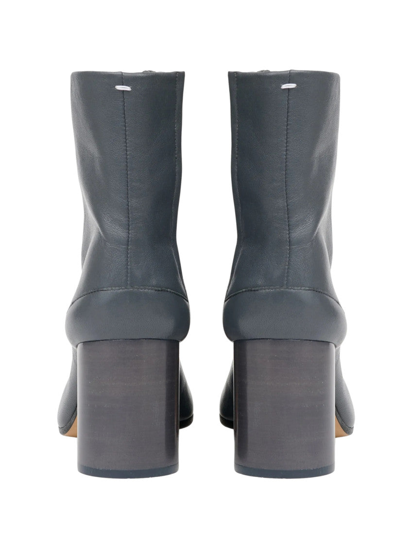 Grey Leather Boots 3