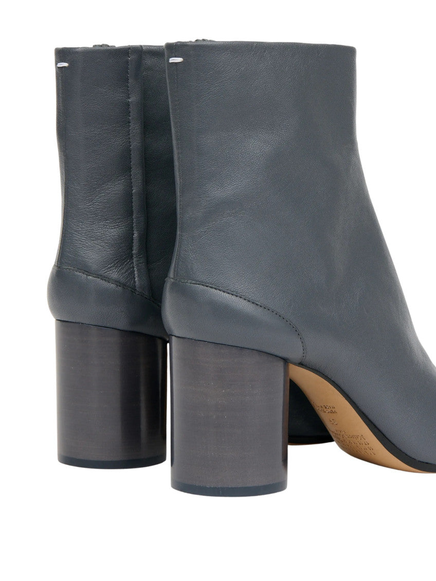 Grey Leather Boots 4