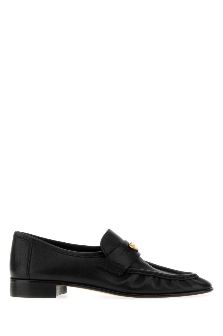 Black Slip On Loafers 1