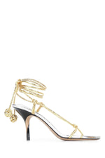 Golden Embellished Heels 1