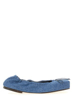 Denim Bow Ballet Flats 1