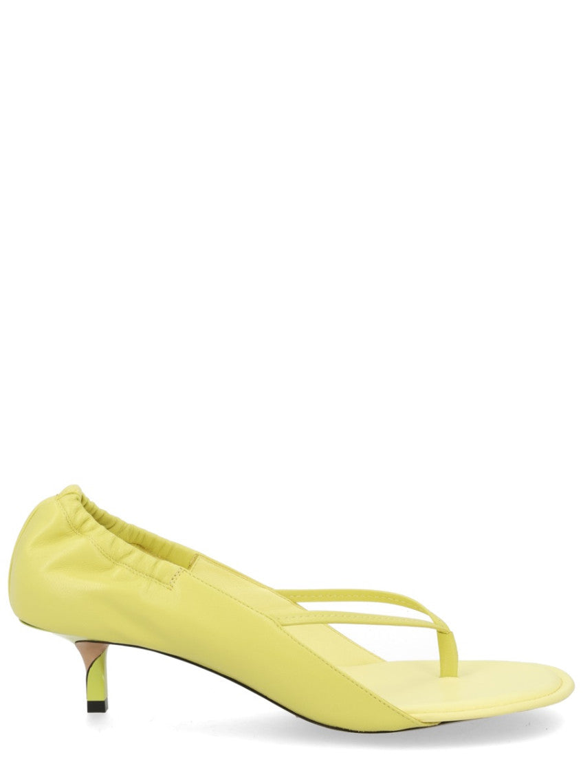 Green Slip On Heels 1