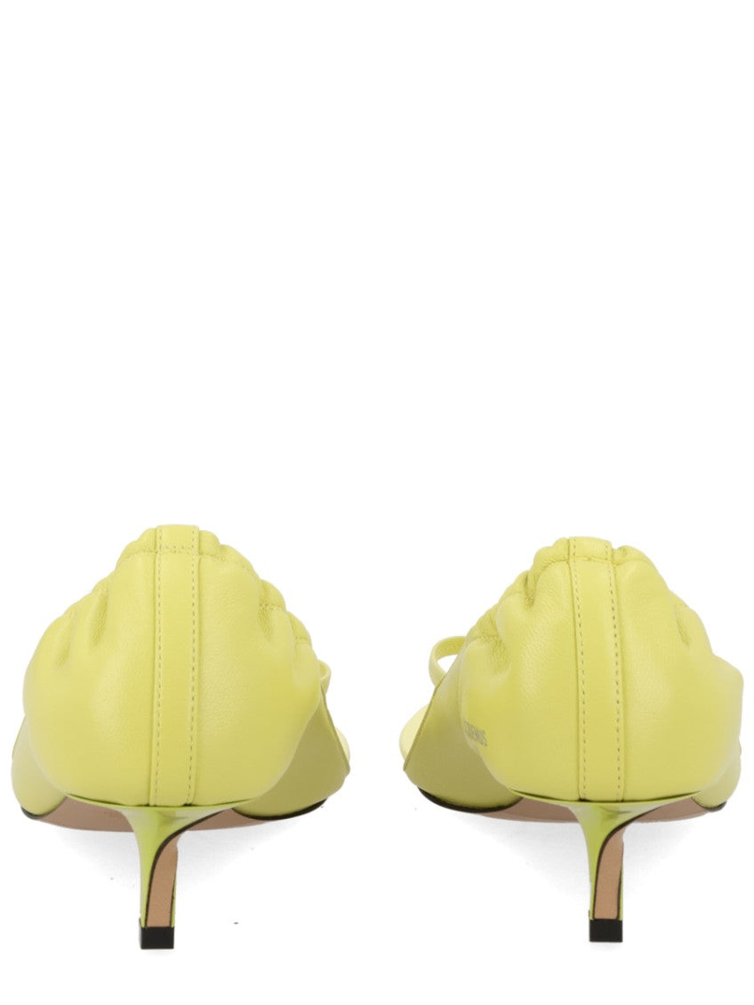 Green Slip On Heels 5