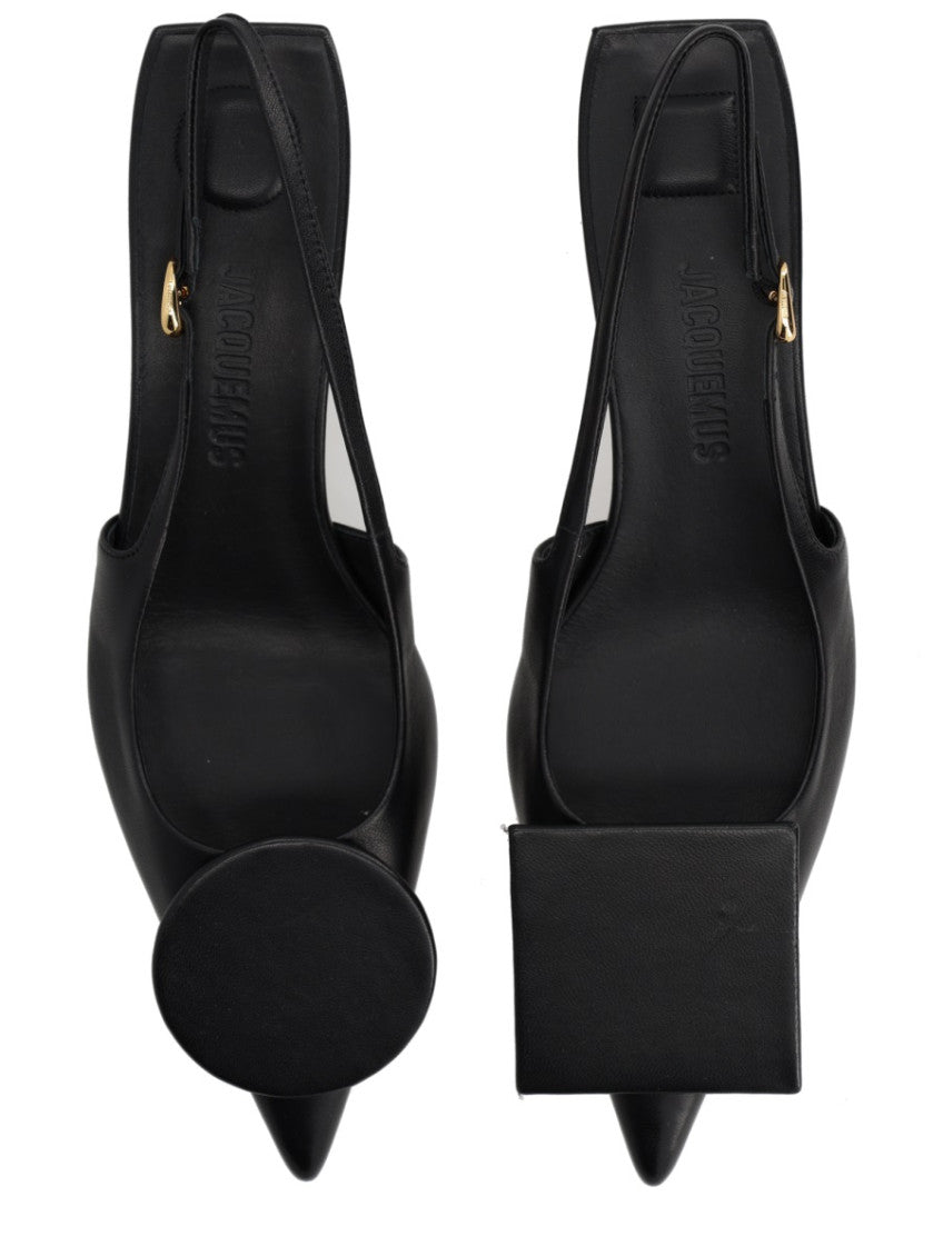 Black Slingback Pumps 5