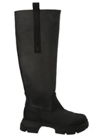 Black Slip On Boots 1