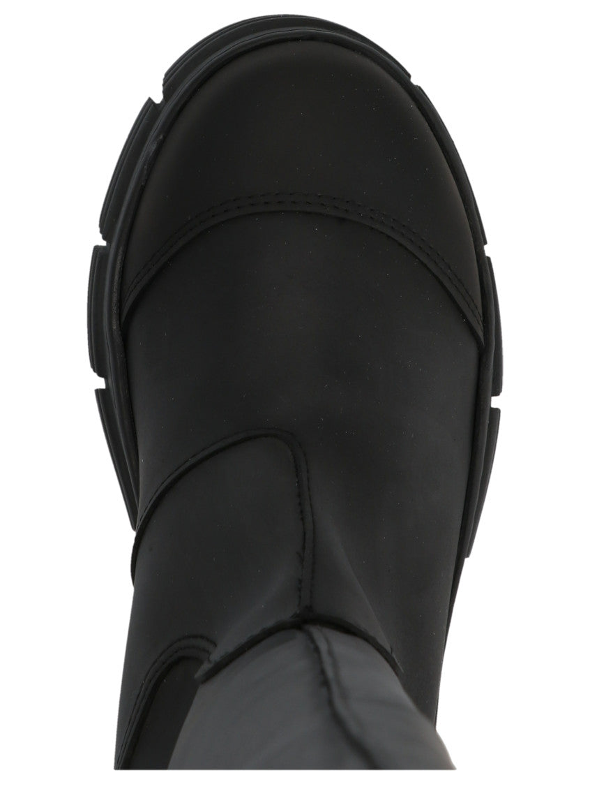 Black Slip On Boots 3