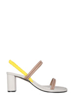 Beige Color Block Heels 1
