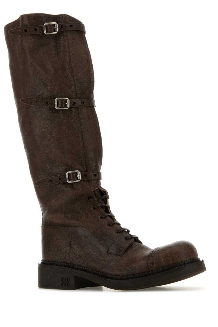 Brown Leather Boots 2