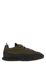 Green Lace-Up Sneakers 1
