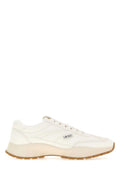 White Lace Up Sneakers 1