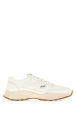 White Lace Up Sneakers 1