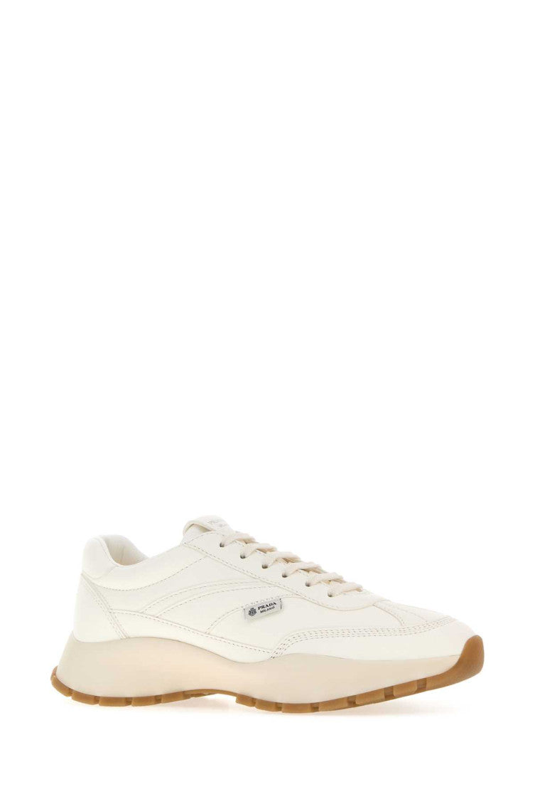 White Lace Up Sneakers 2