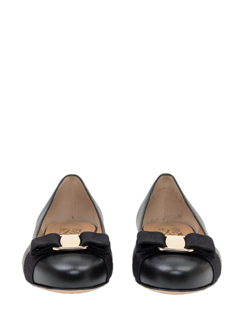 Black Bow Ballet Flats 2