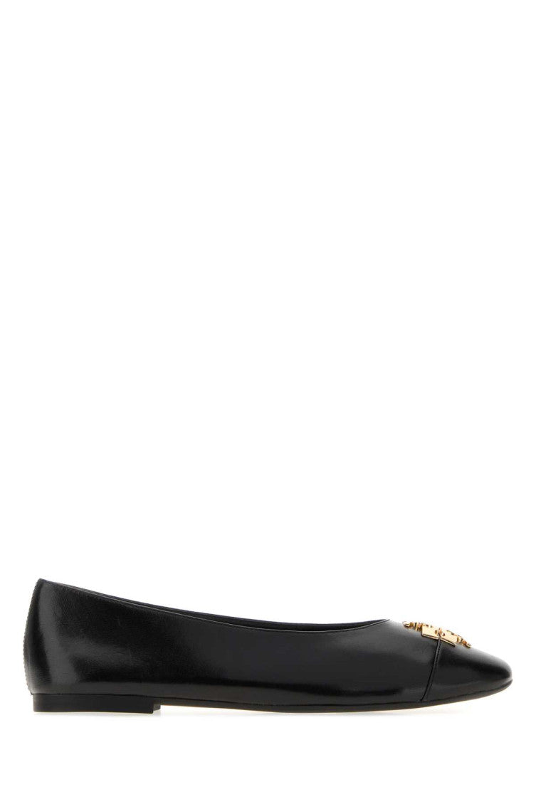 Black Slip On Ballet Flats 1