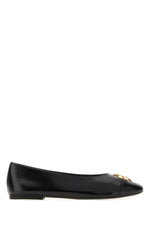 Black Slip On Ballet Flats 1
