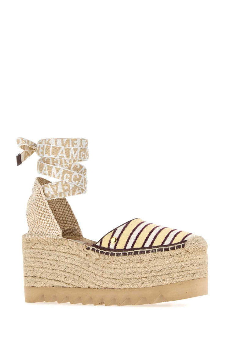 Multi Color Stripes Wedges 2