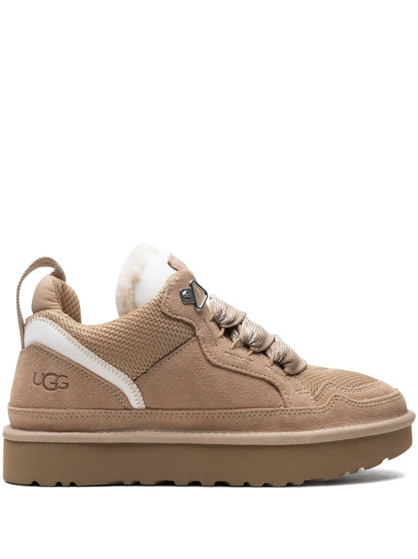 Light Brown Logo Sneakers 1