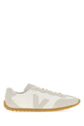 White Color Block Sneakers 1