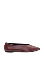 Red Slip On Ballet Flats 1