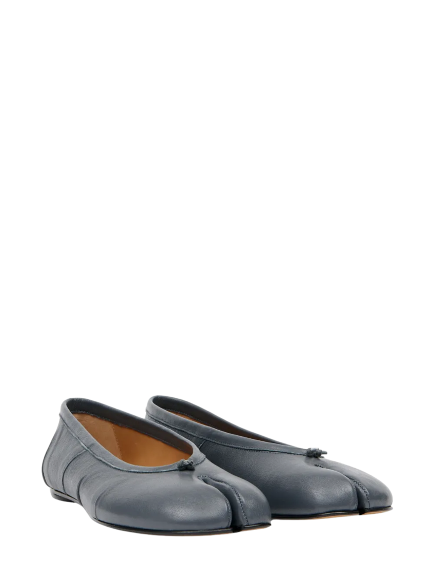 Grey Slip On Ballet Flats 2