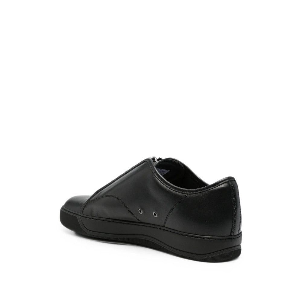 Black Zipper Sneakers 3