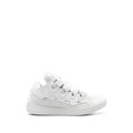 White Logo Drag Sneakers 1
