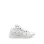 White Logo Drag Sneakers 1