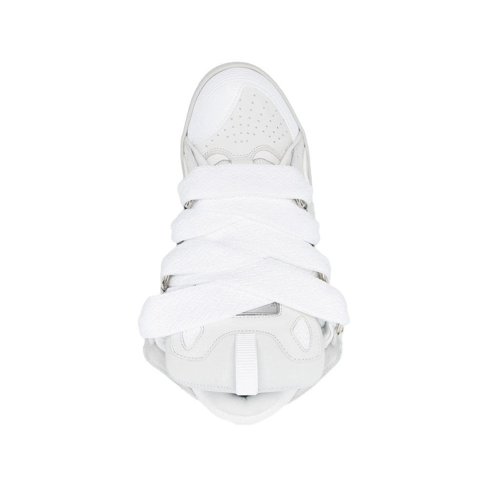 White Logo Drag Sneakers 2