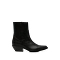 Black Embroidered Western Boots 1