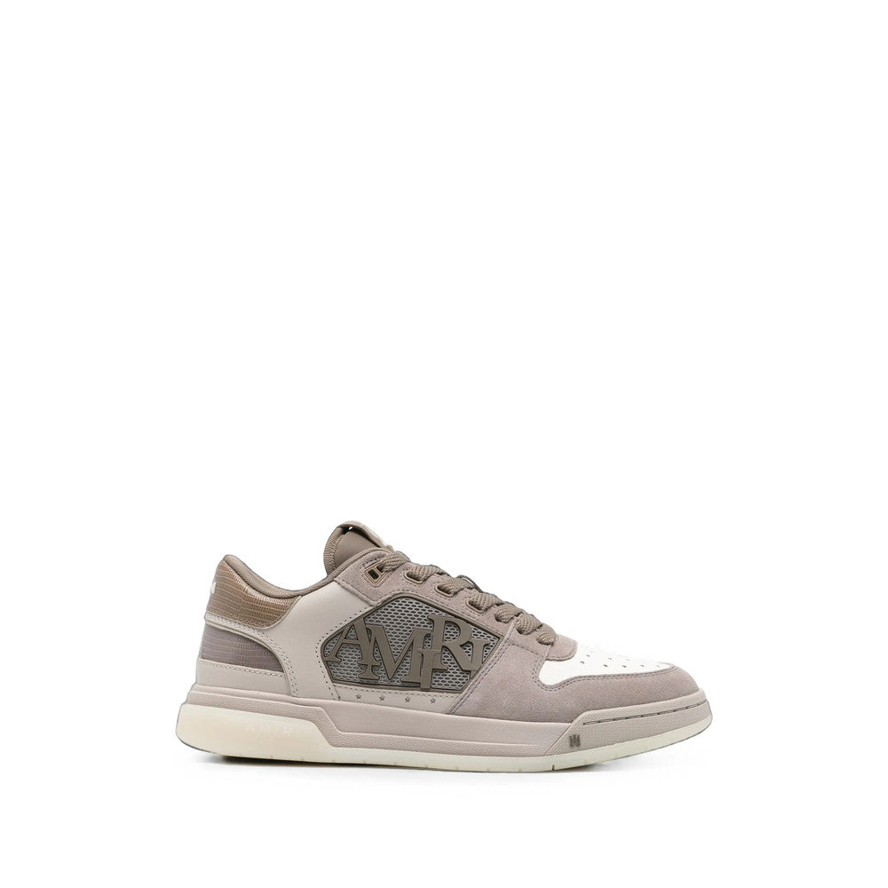 Brown Color Block Panelled Sneakers 1