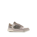 Brown Color Block Panelled Sneakers 1