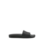 Black Slip On Slides 1