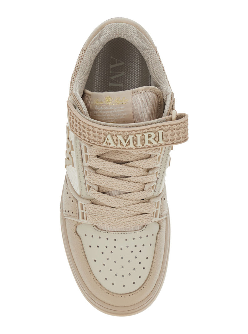 Beige Logo Skyline Sneakers 4