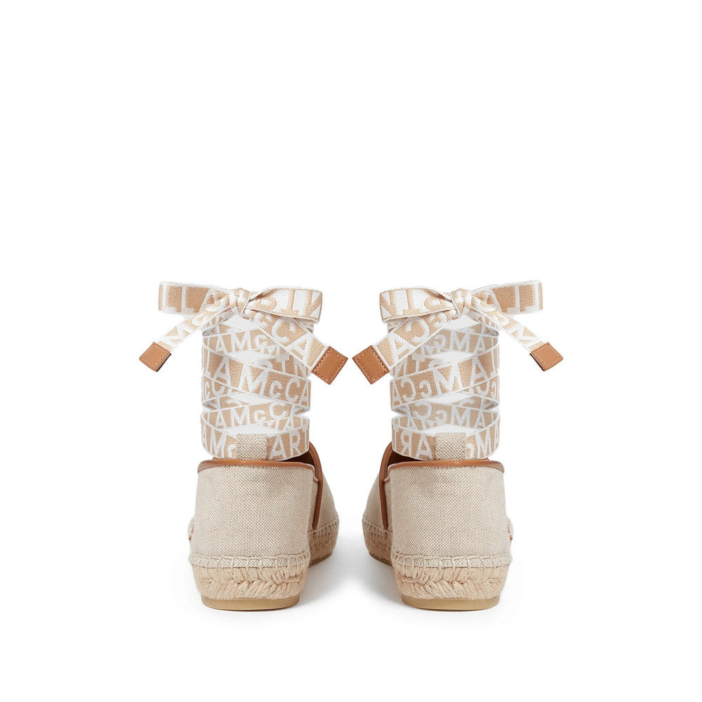 Beige Logo Gaia Espadrilles 4