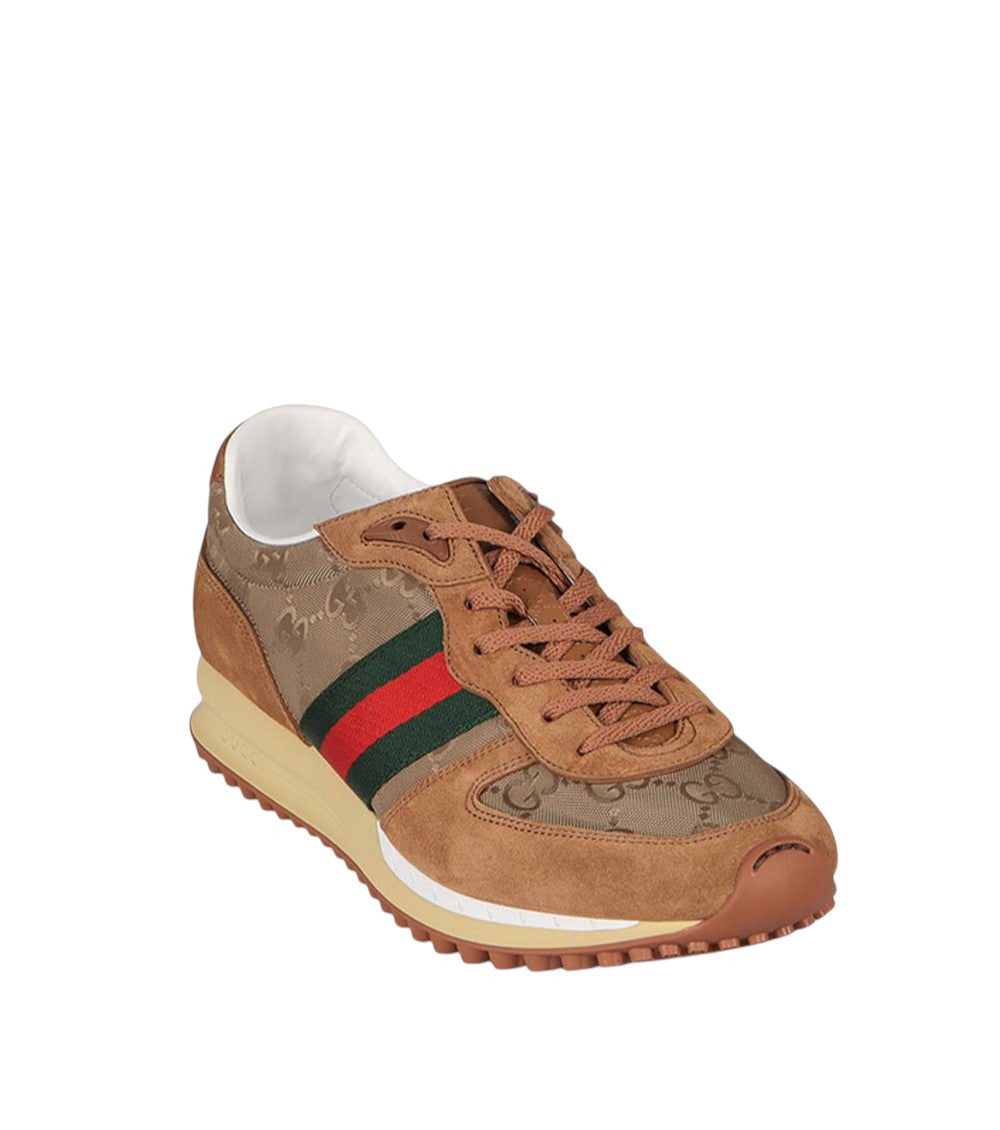 Light Brown Logo Re-Motion Sneakers 3