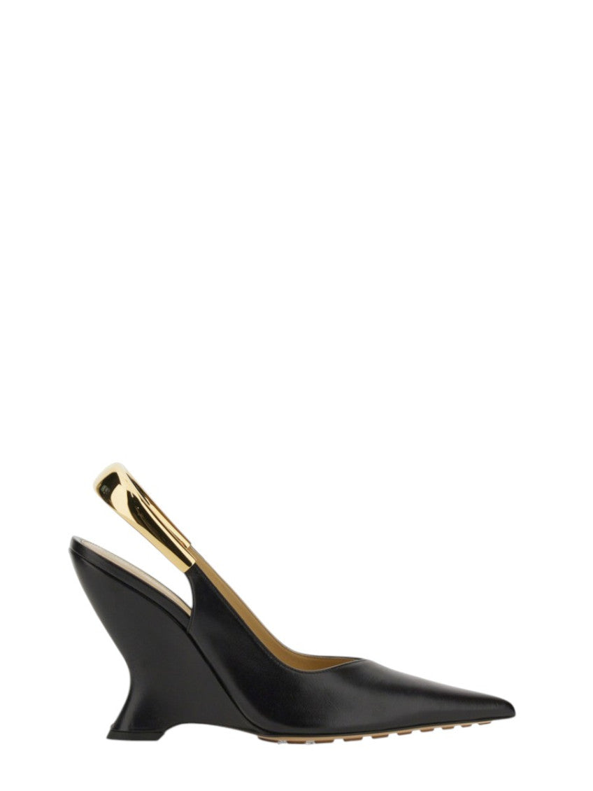 Black Slingback Pumps 1