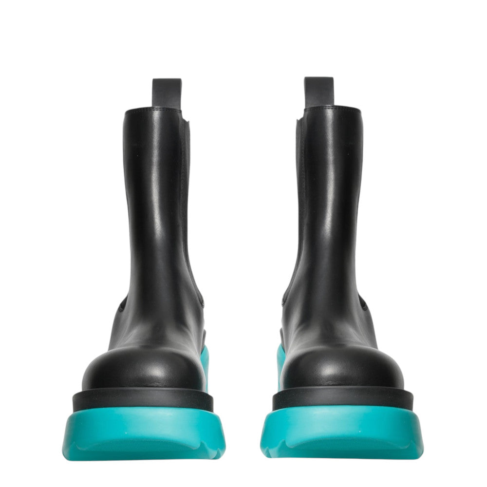 Black Solid Flash Boots 2
