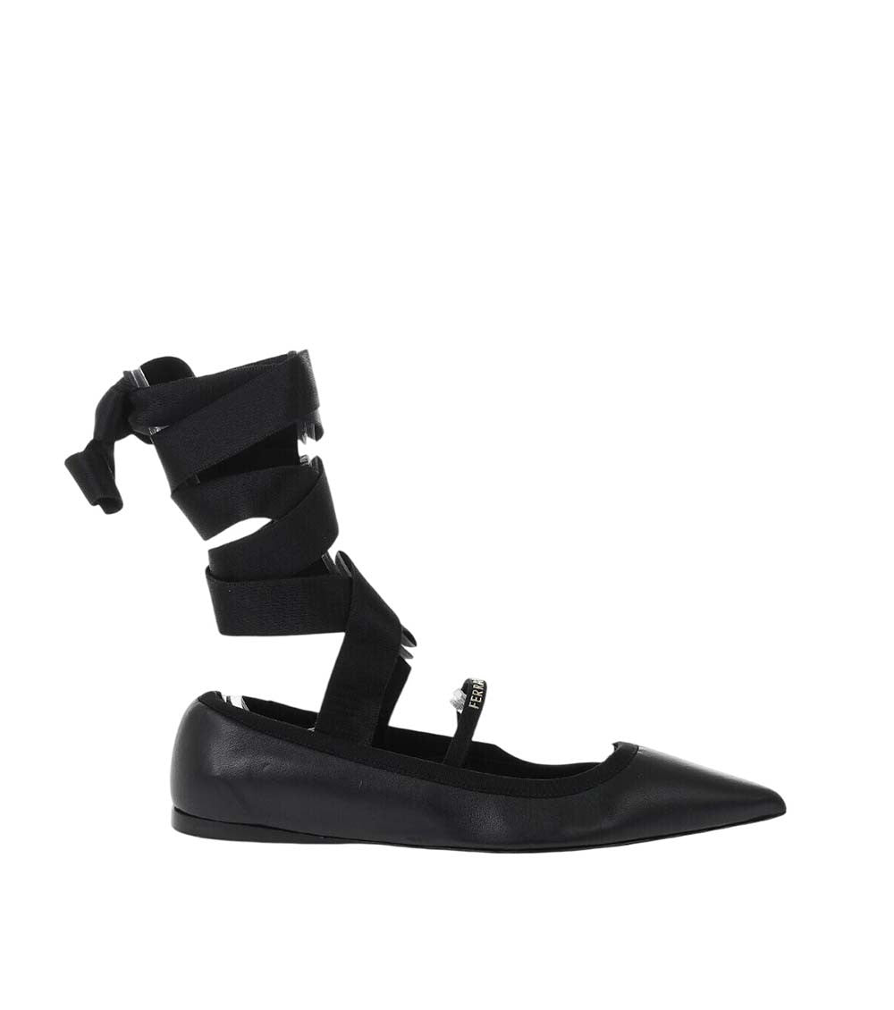 Black Carice Ballet Flats 1