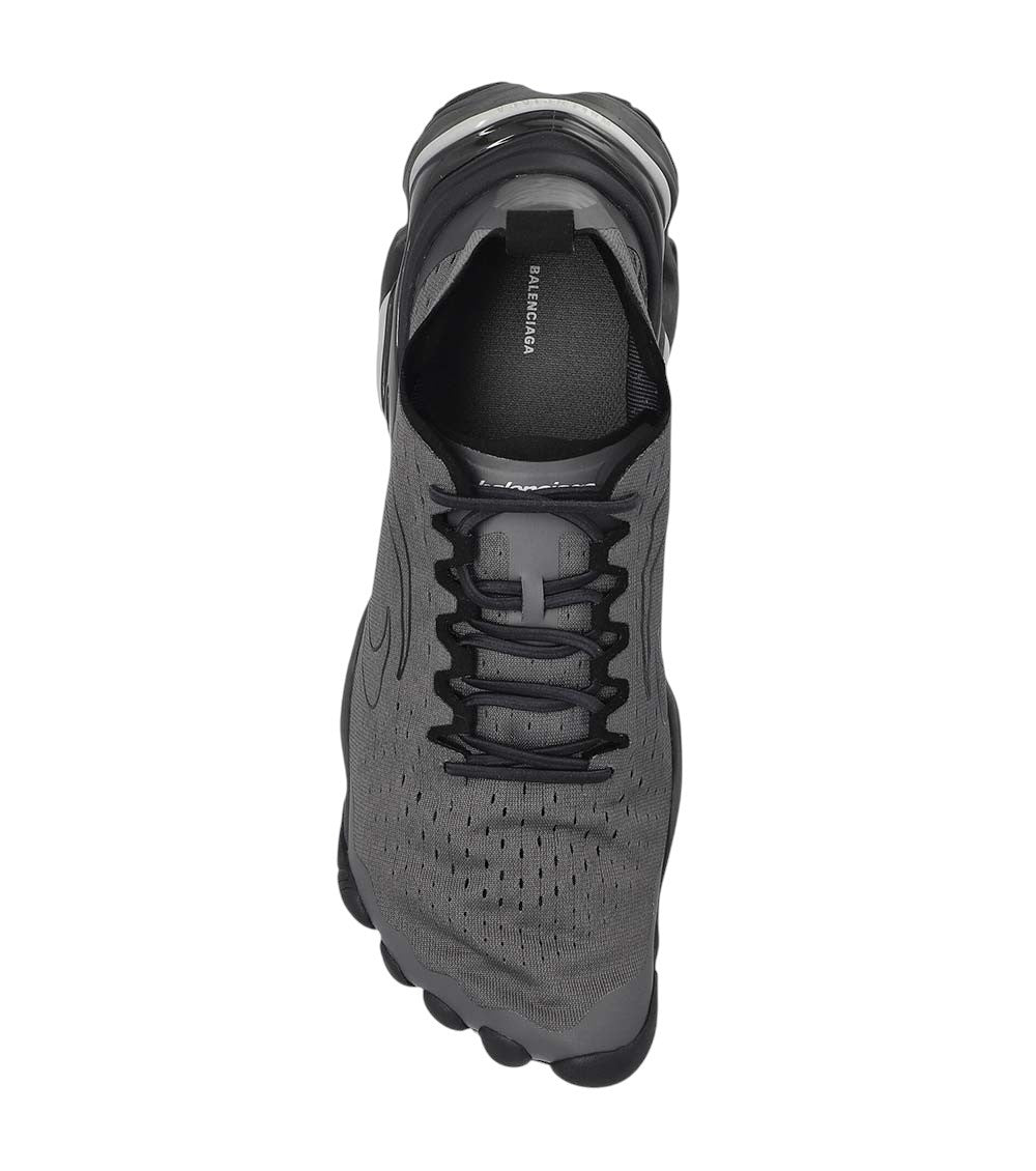 Grey Lace Up Sneakers 3