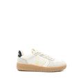 White Color Block Sneakers 1